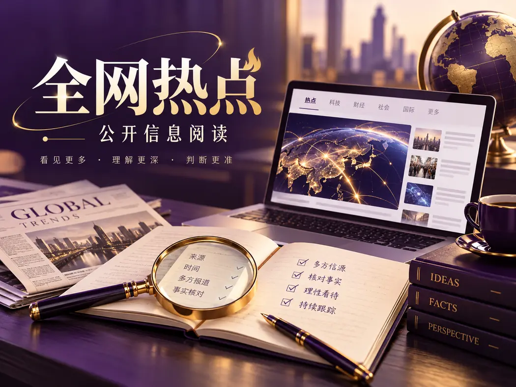 资料线索与热点阅读的视觉结构