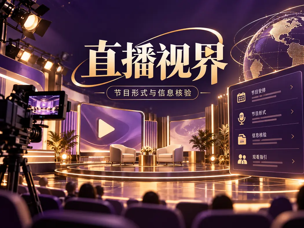 直播节目与活动形式的视觉主题